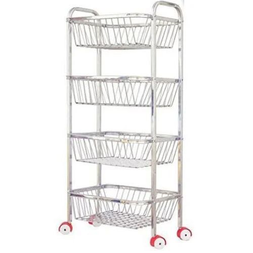 Stainless Steel Rack, Color : Silver