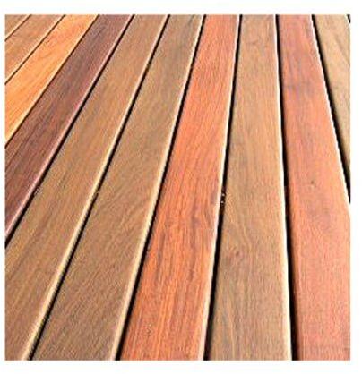 Rectangular IPE Wood, Color : Brown
