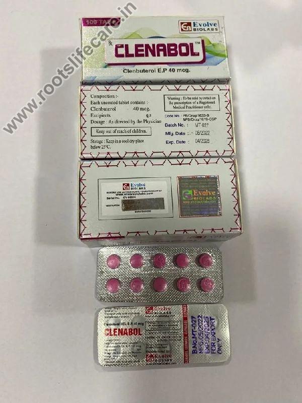 Clenabol clenbuterol ep 40 mcg tablets, for Muscle building
