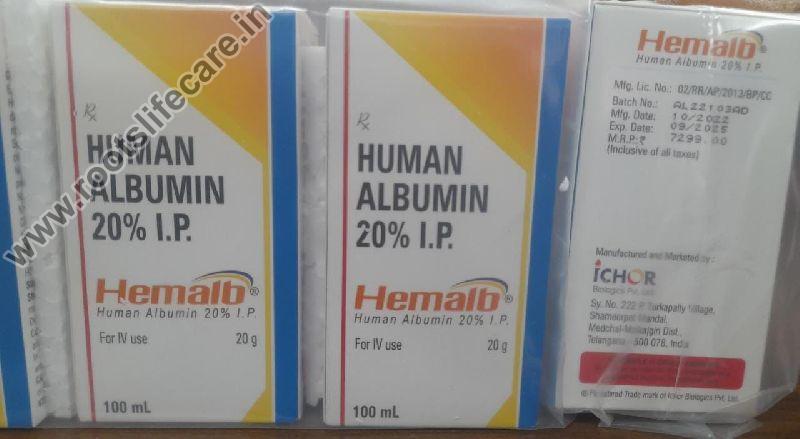 hemalb human albumin
