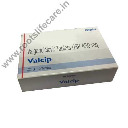 Valcip 450 mg, Packaging Size : 10 tablets
