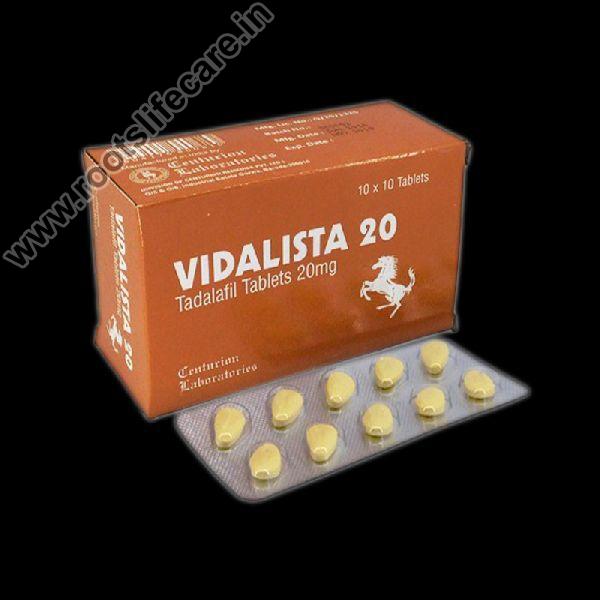 ABC Tablets vidalista 20mg, for Hospital, Clinical, Medicine Type : Allopathic