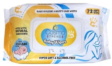 Non Woven Cosmotrend Baby Wet Wipes, Age Group : 3-12 Months