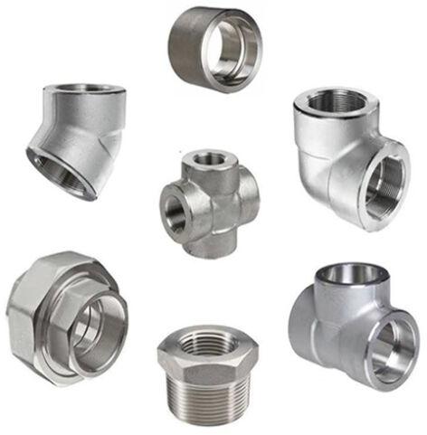 Round Metal Polished Threaded Pipe Fittings, for Industrial, Feature : Crack Proof, Rust Proof