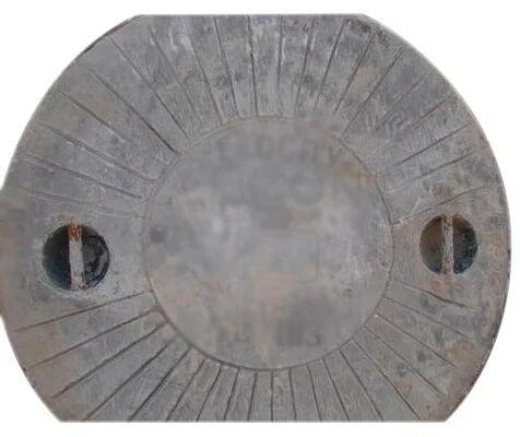 Round Precast Concrete Manhole Cover, Color : Grey