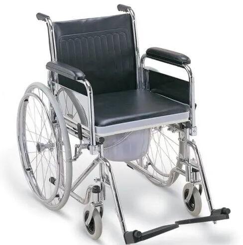 Commode Wheelchair, Weight Capacity : 251 to 350 Lbs.