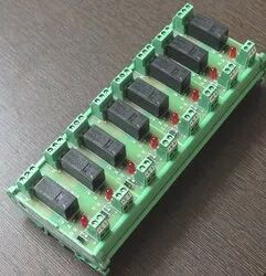 Plastic 8 Channel Relay Card, for Electrical Panel