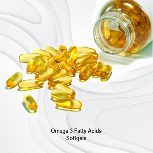 Omega 3 Softgel Capsules, Grade Standard : Pharma Grade