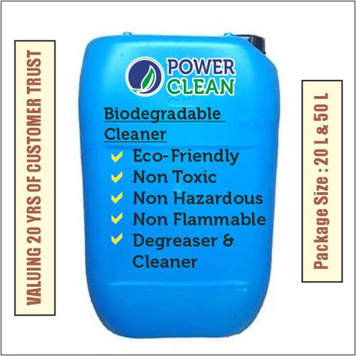 Liquid Biodegradable Cleaner, Packaging Type : HDPE Can