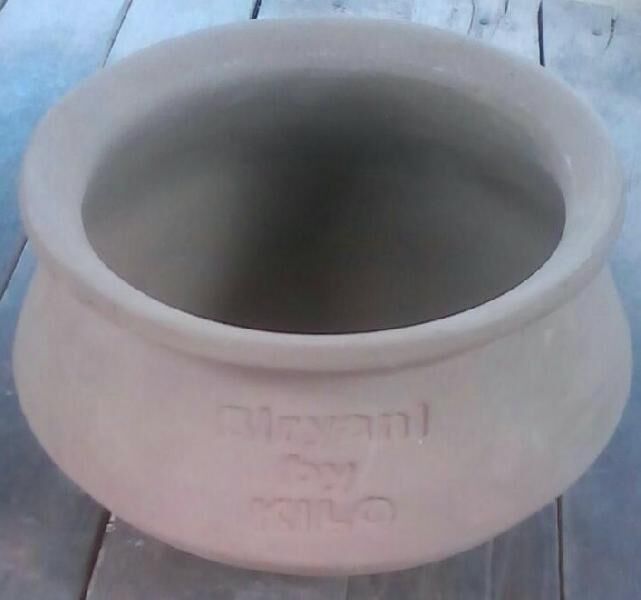Terracotta clay Biryani pots