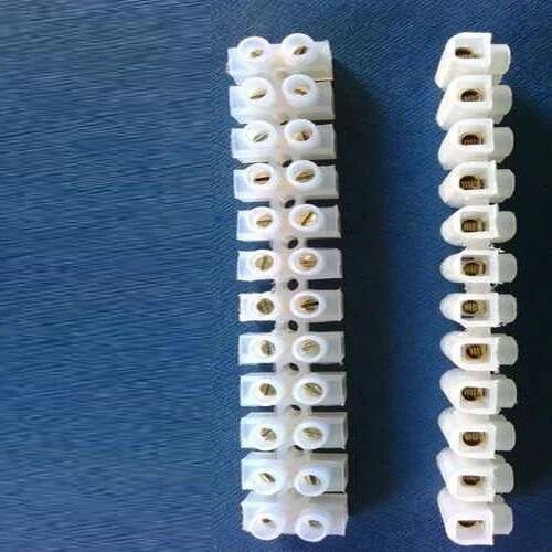 Plastic bakelite strip connector, Color : White