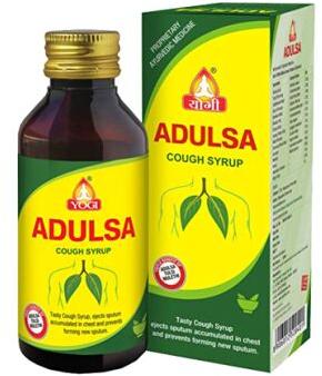 Adulsa Cough Syrup, Packaging Type : Plastic Bottle