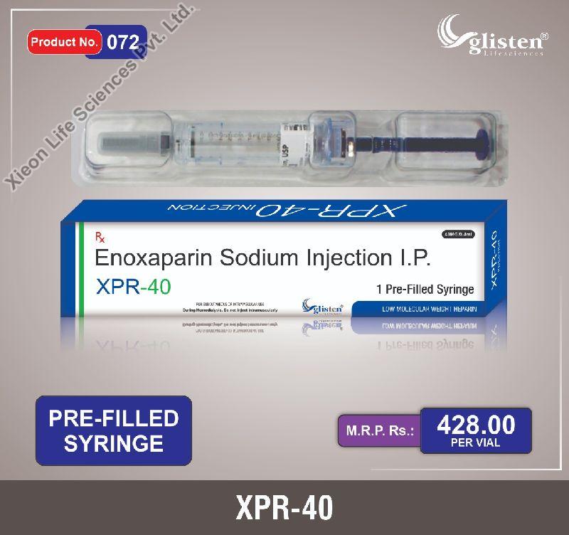 XPR-40 Sodium Injection, Packaging Type : Glass Bottles