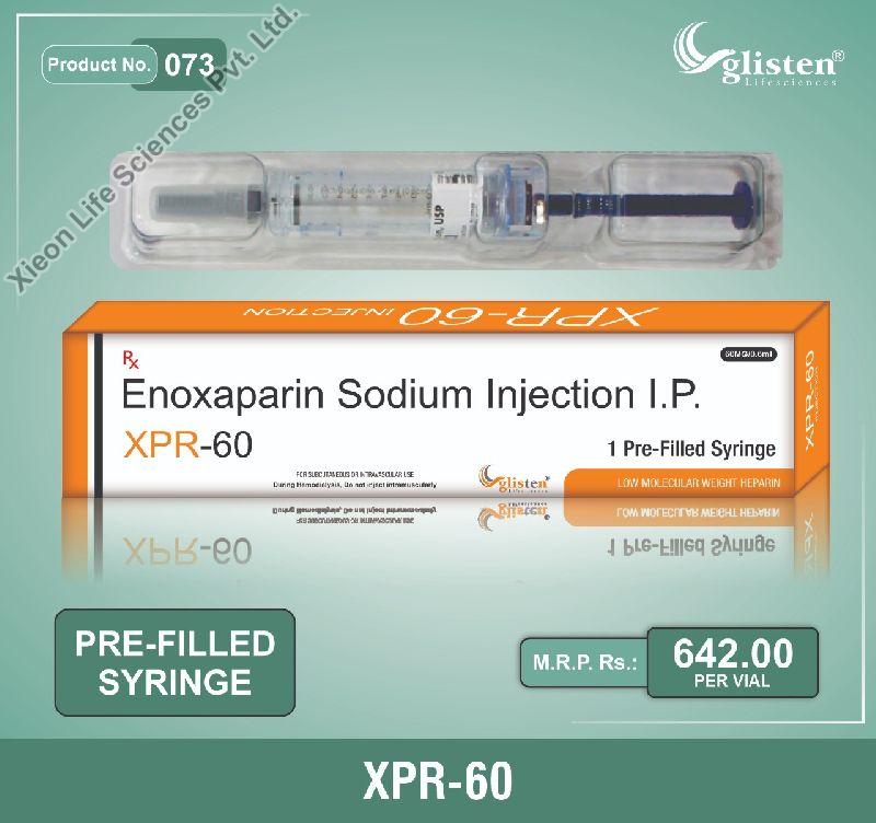 XPR-60 Sodium Injection, Packaging Type : Glass Bottles