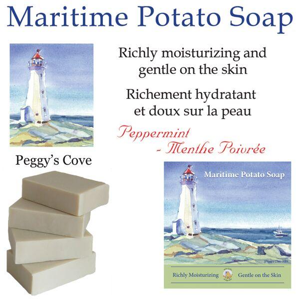 Maritime Peppermint Potato Soap
