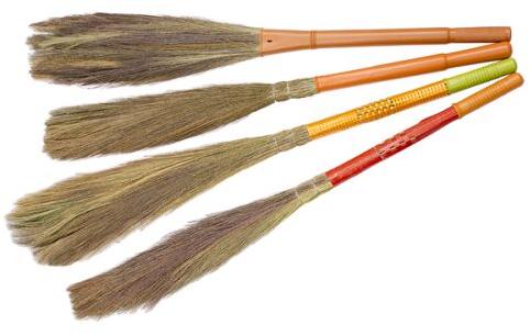 Bamboo Stick Soft Brooms, for Cleaning, Feature : Easy Cleaning, Flexible, Height Wide, Long Lasting