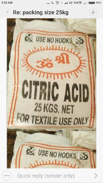 Citric Acid Powder, Purity : Pure