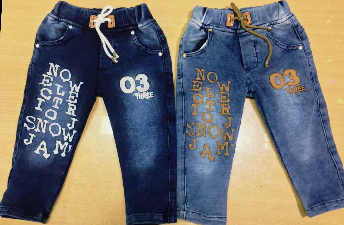 2054 Denim Printed Jeans, Gender : Boys, Girls