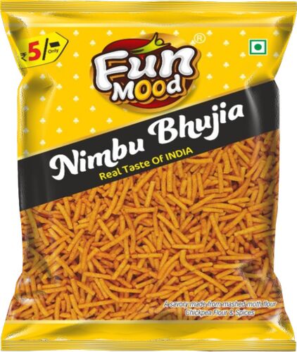 Nimbu Bhujia Namkeen, Packaging Size : 25 gms per piece