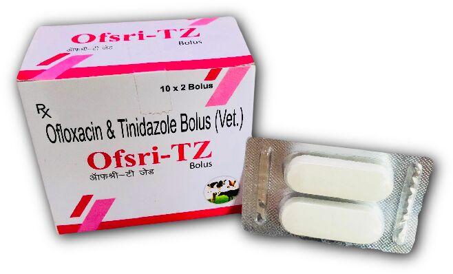 Ofloxacin Tinidazole Veterinary Bolus, for Animals Use