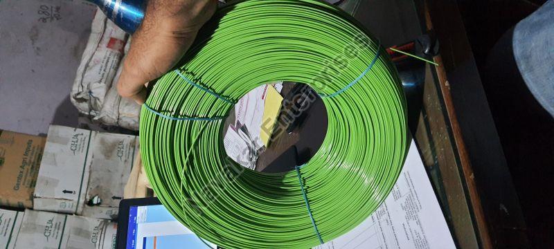 Green Round Agriculture Pet Wire 1.7 M.m., For Plant Support, Packaging Type : Roll