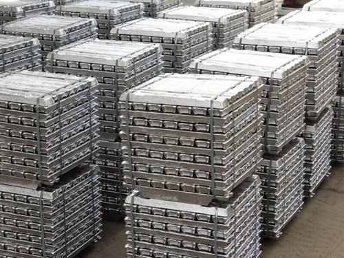 Rectangular AlSi10Mg Aluminium Alloy Ingot, for Industrial, Color : Silver