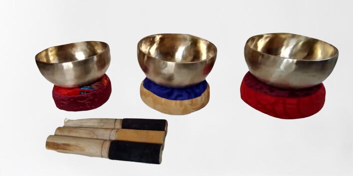 Coated OM Singing Bowls, for Grinding Ayurvedic, Feature : Durable, Fine Finished, Heat Resistance