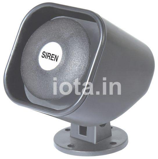 Electric Metal SQR117 Slim Piezo Siren, for Induction Use, Feature : Clear Sound, Low Battery Consumption