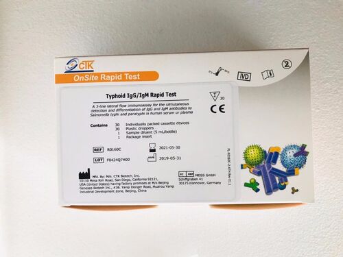 Typhoid IgG-IgM Rapid Test Kit