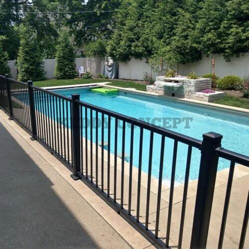 Steel Swimming Pool Handrail, Color : Silver