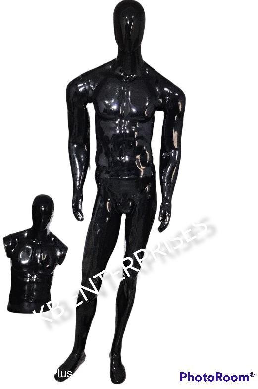 Black Full Body Male Mannequin, for Fashion Display, Mall Use, Showroom Use, Style : Standing