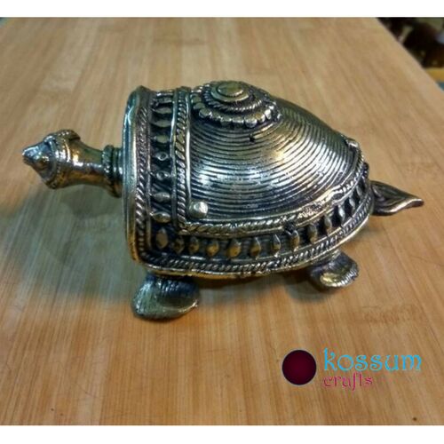 Brass Dhokra Art Tortoise