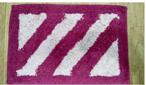 Stripped Cotton Floor Mat, Size : Multisize