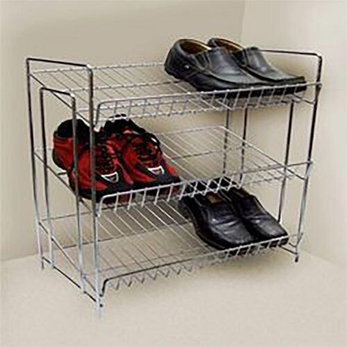 Stainless Steel shoe rack, Size : 3 feet