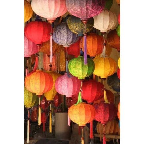 Decorative Paper Lantern, Color : Multicolor