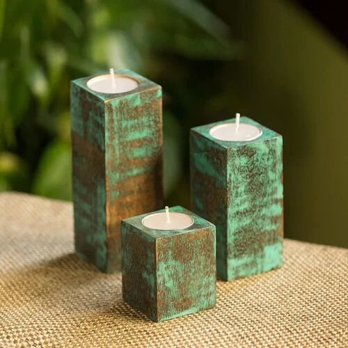 Wooden Candle Stand, For Decoration