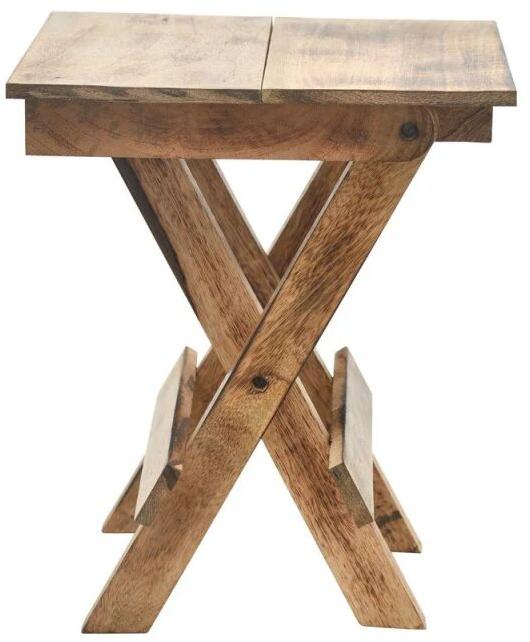 Wooden Stool, Size : 12 x 12 inch