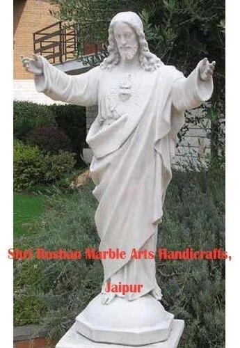 Marble Jesus Statue, Size : 6 X 3.5 Ft