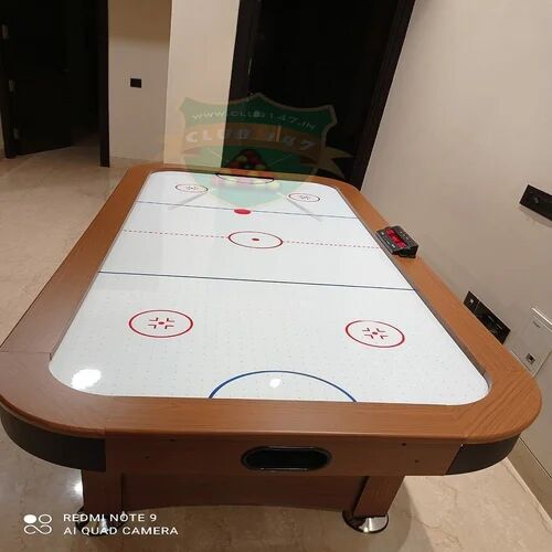 Rectangle FRP Air Hockey Table, Color : White