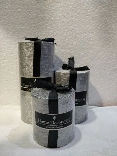 Textured Pillar Candles