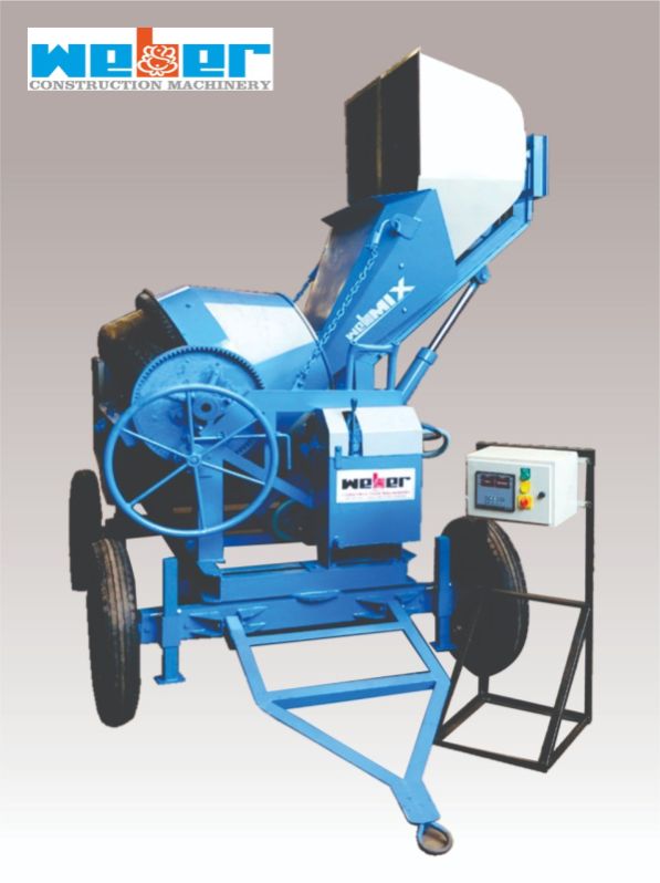 Weber Digital Hopper Concrete Mixer Machine