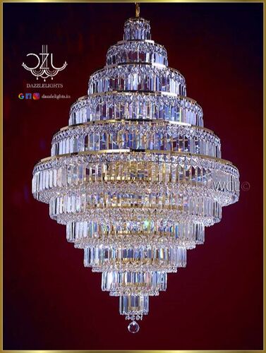 Iron Traditional LED Crystal Chandelier