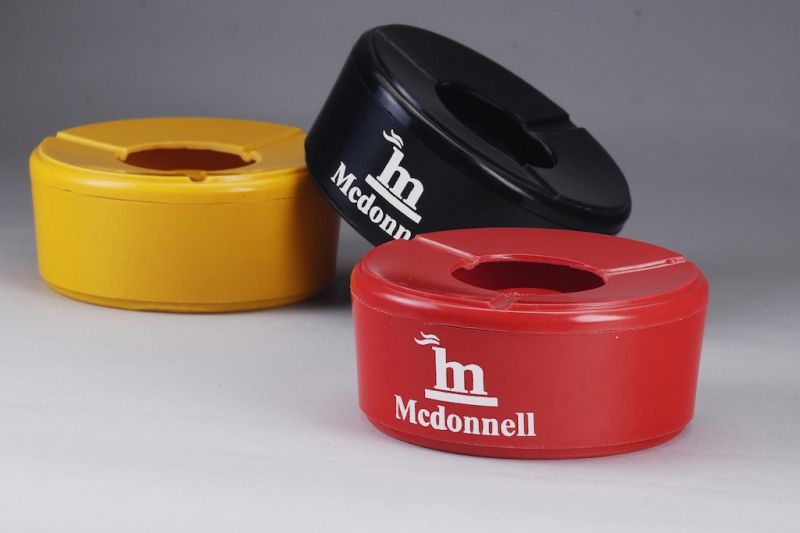 Polished Plastic Cigarette Ashtray, Feature : Attractive Designs, Fadless, Light Weight, Rust Proof