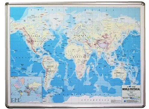 Map Board, Size : 600*900, (2*3ft), 1200*900 (4*3ft), 1800*1200 mm(6*4ft).