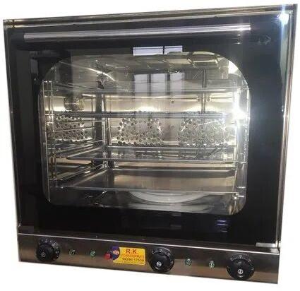 R.K Silver Black Stainless Steel Electric Oven, for Restaurant