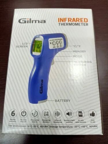 Gilma Plastic 16 C - 37 C Infrared Thermometers, Feature : Contactless
