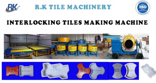 Interlocking Tile Making Machine