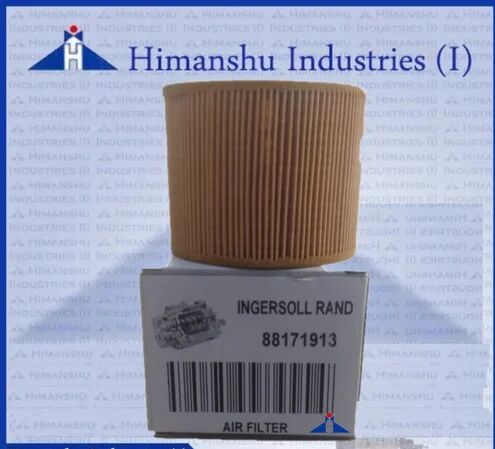 Round Aluminum Ingersoll Rand Air Filters, Color : Brown