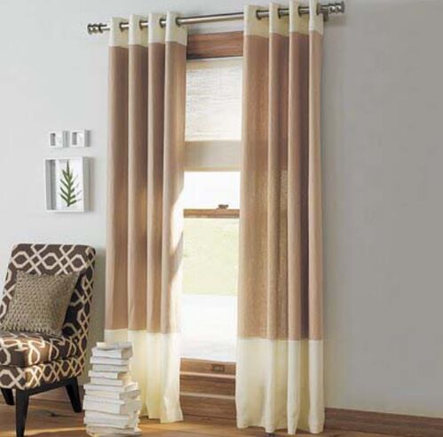 Polyester Residential Window Curtain, Pattern : Plain