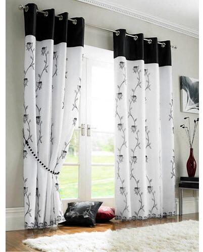 Modern Patch Curtains, for Home, Hotel Etc., Pattern : Printed